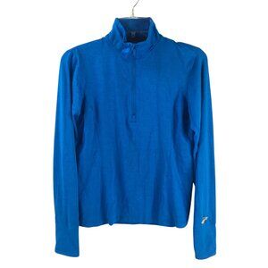 Brooks Dash 1/2 Zip Running Jacket Women’s Size Medium, Heather Blue Ash